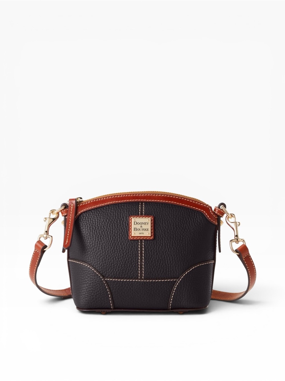 Dooney & Bourke Pebble Grain Mini Domed Crossbody Shoulder Bag